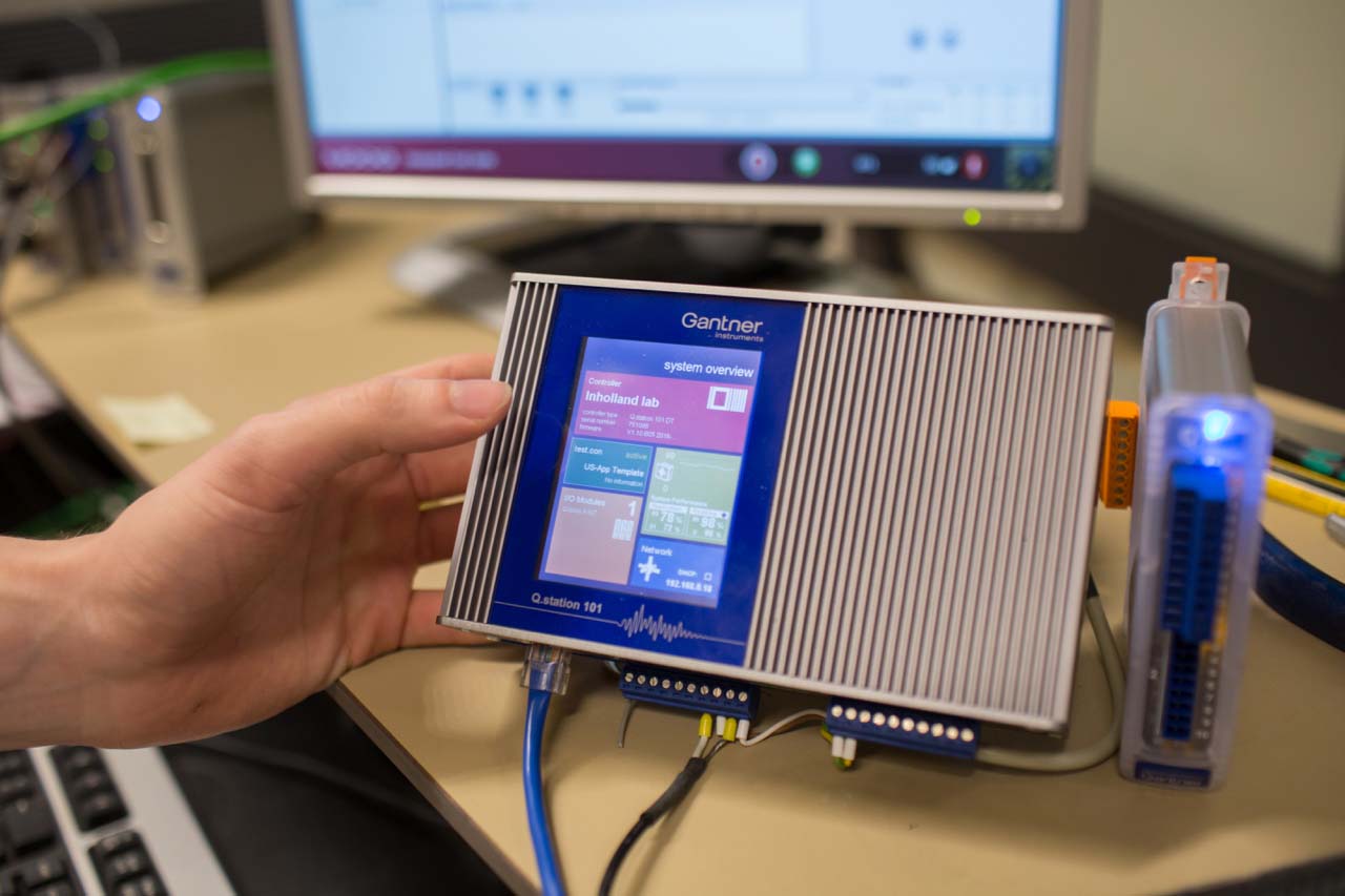 inholland composites smart bench dynamic testing graduation assignment moog gantner